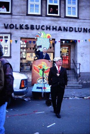Umzug; Helmut Kohl-Wagen