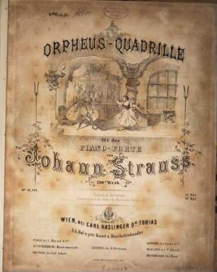 Orpheus-Quadrille : für das Piano-Forte ; 236. Werk