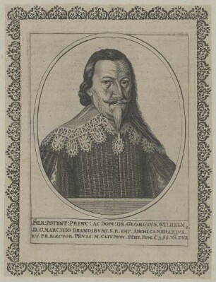 Bildnis des Georg Wilhelm von Brandenburg
