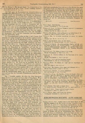 505-506 [Rezension] Wiles, Maurice F., The spiritual gospel