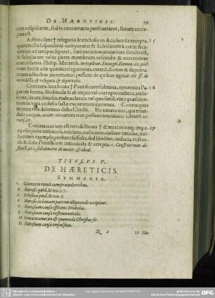 Titulus V. De Haereticis