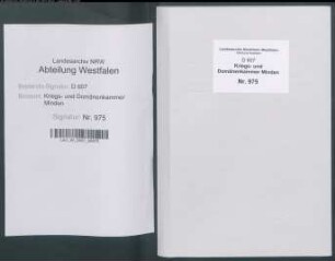 Amt Sparrenberg - Vogtei Brockhagen: Landmessungs- und Taxationskataster