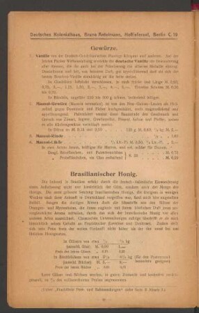 Brasilianischer Honig.