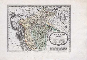 Special-Karte von dem Oestreichischen u. Osmanischen Koenigreiche Kroatien. Nro. 2
