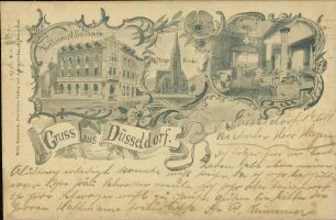 Gruss aus Düsseldorf. – Restaurant Beethoven.