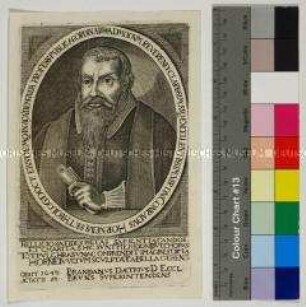 Porträt des lutherischen Theologen und Philosophen Conrad Hornejus