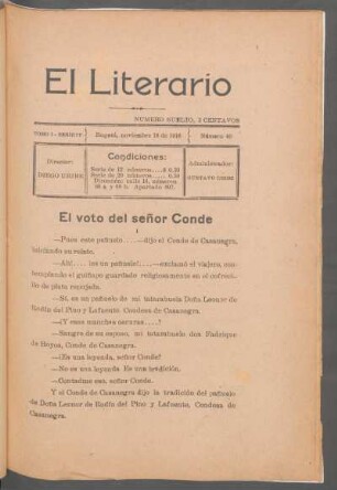 1916,1,40: serie 4, tomo 1, número 40 (noviembre 18 de 1916)