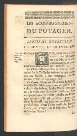 Septieme entretien.
