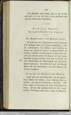 Siebentes Kapitel. Kriegsgeschichte der Ungarn