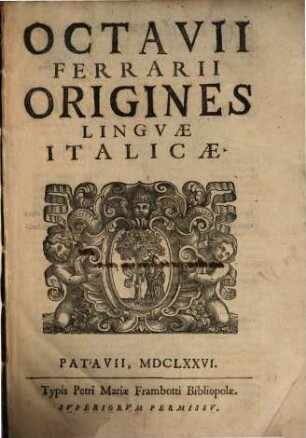 Origines linguae italicae