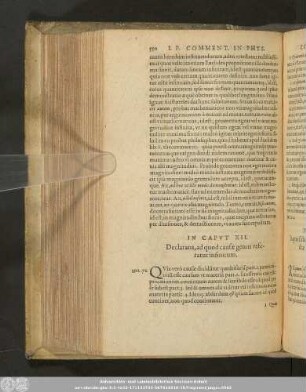 In Caput XII. Declarans, ad quod causae genus referatur infinitum.