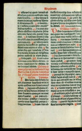 ... Collecta dominicalis. Sequitur prima dominicis diebus. - Sabbato ...