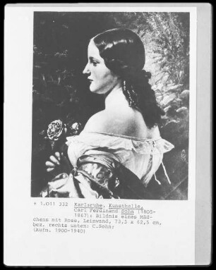 Bildnis eines Mädchens mit Rose