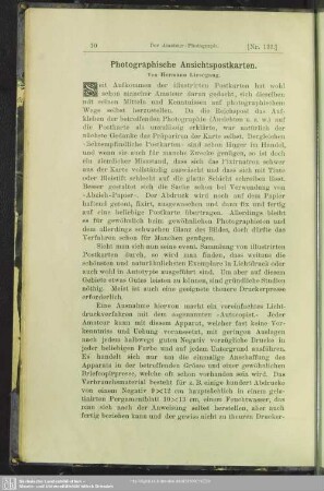 Photographische Ansichtspostkarten