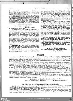 Die Sätze des Reichseinkommensteuer-Gesetzentwurfs
