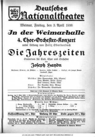 Die Jahreszeiten