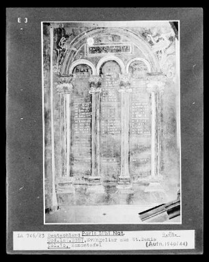 Evangeliar aus Saint-Denis — Evangeliar aus Saint-Denis, Folio 10Kanontafel