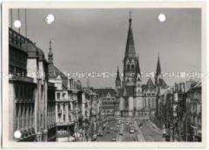 Berlin, Tauentzienstraße und Kaiser-Wilhelm-Gedächtniskirche