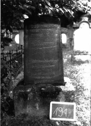 Grabstein 191