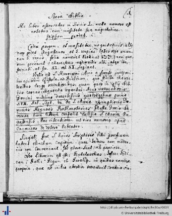 Sacra Biblia.