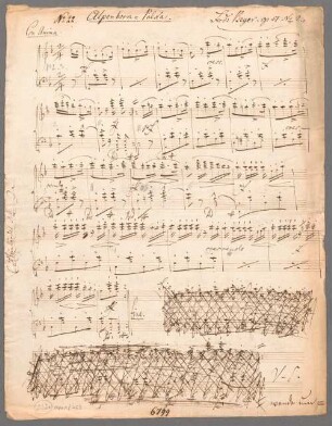 Alpenhorn Polka, Klavier, op. 51/2 - BSB Mus.Schott.Ha 6843