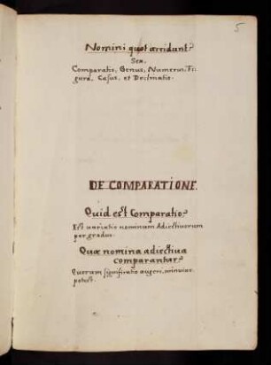 5r-7r, De Comparatione