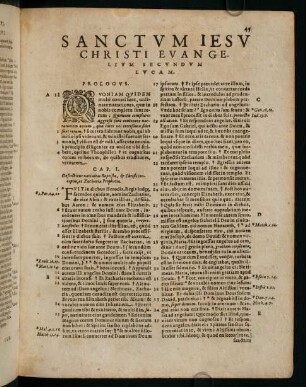 45-72, Sanctum Iesu Christi evangelium secundum Lucam