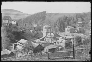 Lauenstein. Blick auf Lauenstein