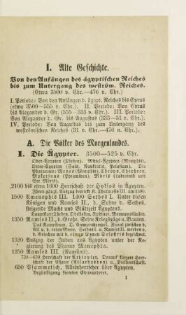A. Die Völker des Morgenlandes