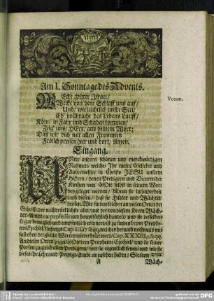 [L. Immanuel Horns Geistlicher Wächter Stimme Erster Theil]