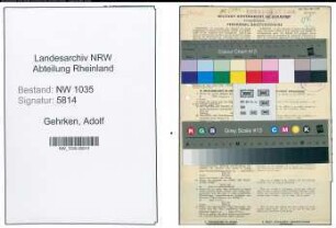 Entnazifizierung Adolf Gehrken , geb. 15.06.1910 (Bergmann)