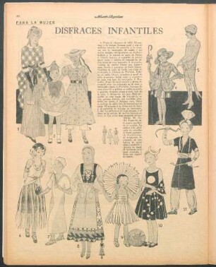 Disfraces infantiles [Dibujos] : Para la mujer