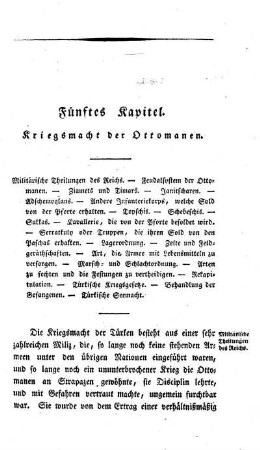 Kriegsmacht der Ottomanen.