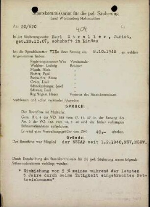 Streller, Karl