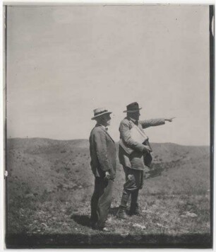 Albrecht Penck und William Morris Davis in Kalifornien