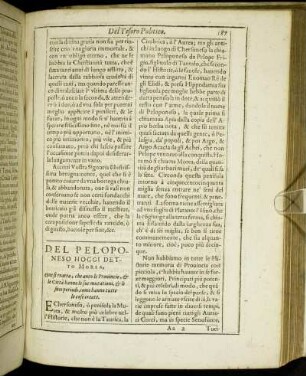 Del Peloponeso Hoggi Detto Morea, [...]