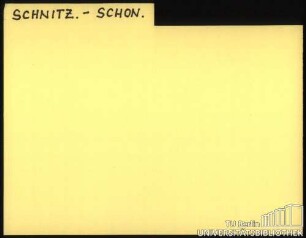 SCHNITZ.-SCHON.