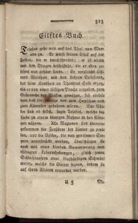 Eilftes Buch.