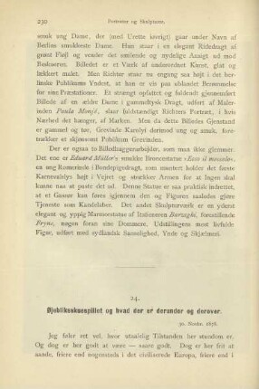 24. Ojebliksskuespillet og hvad der er derunder og derover