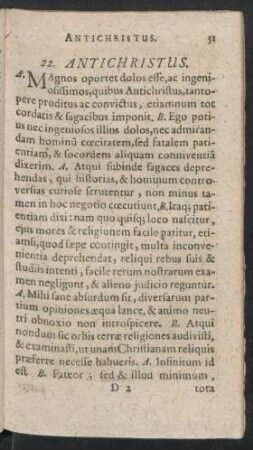 22. Antichristus