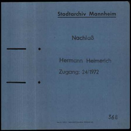 Einladungen im Kalenderjahr 1952