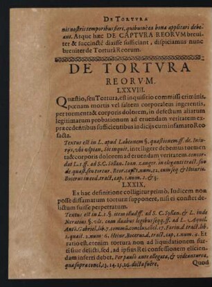 De Tortura Reorum.