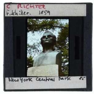 New York, Richter, Schiller-Büste