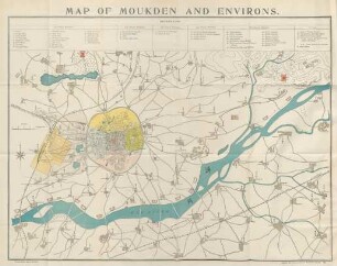 Map of Moukden and environs