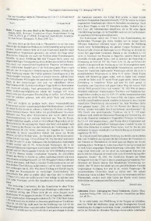 106-108 [Rezension] Lührmann, Dieter, Auslegung des Neuen Testaments