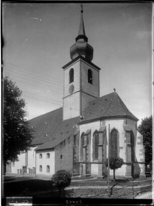 Kippenheim Gartenstraße 1 - Evangelische Friedensgemeine Kippenheim (ehemals Sankt Mauritius Kirche) Kircheansicht von Südost