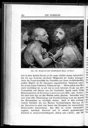 Abb. 145. Giorgione: Der kreuztragende Jesus. S. Rocco