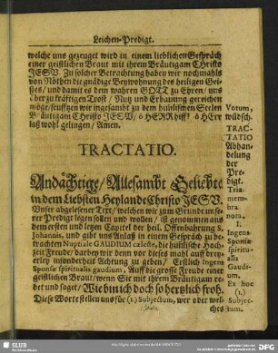 Tractatio