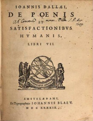 De Poenis et Satisfactionibus humanis