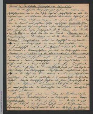 Bericht der Frankfurter Ortsgruppe von 1909-1911